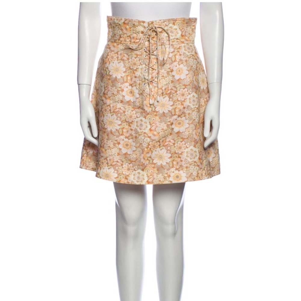 zimmermann floral corset skirt size 1
